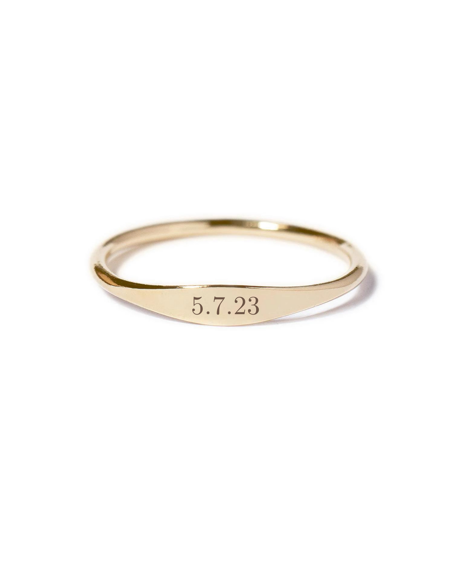 Engravable Signet Ring