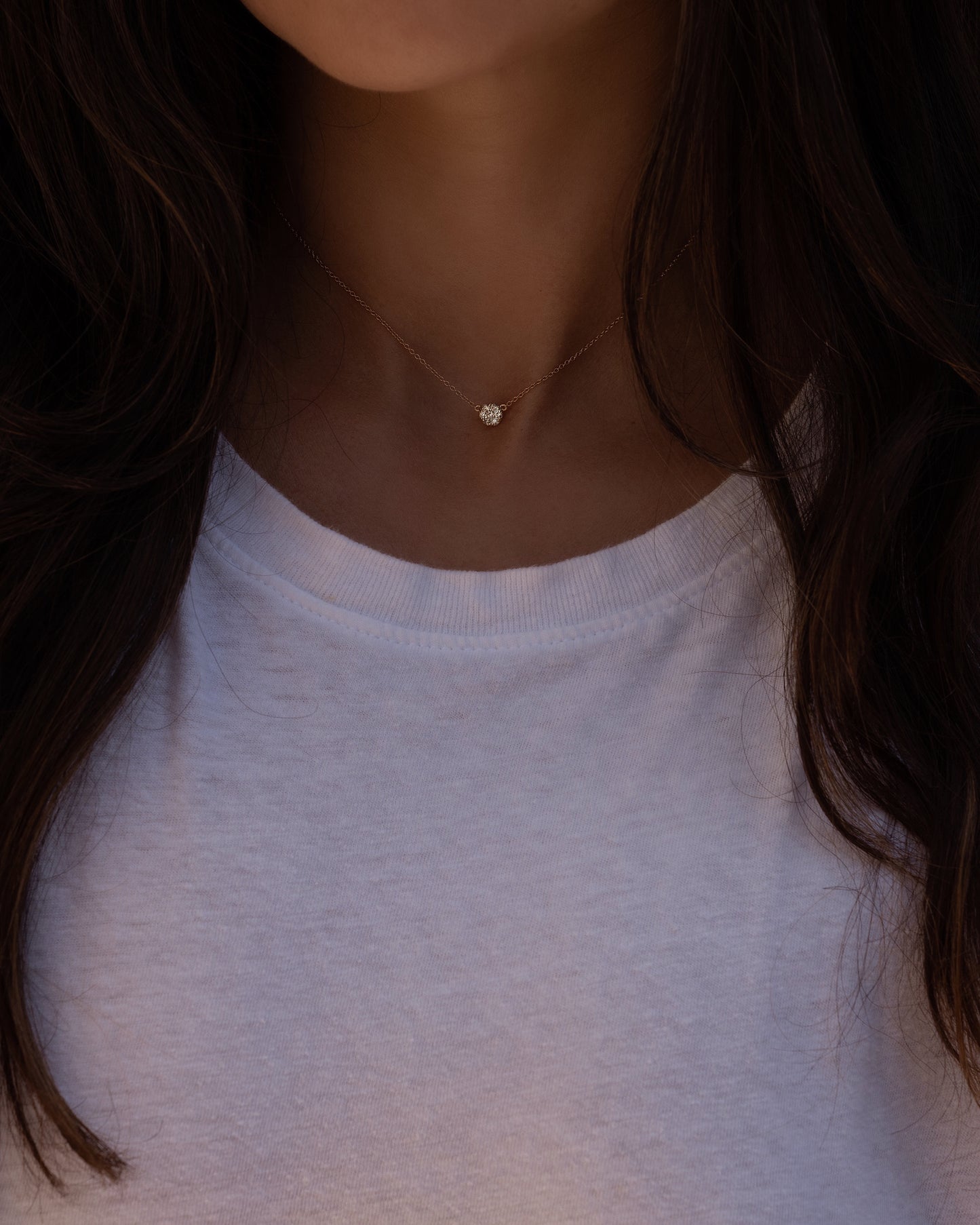 The Arameh Tiny Diamond Necklace