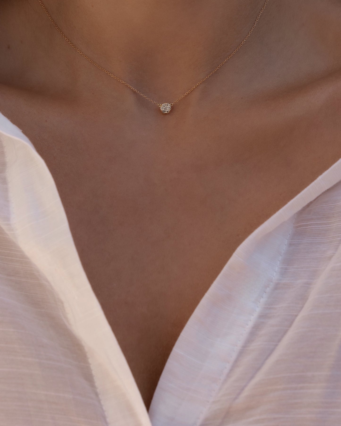 The Arameh Tiny Diamond Necklace