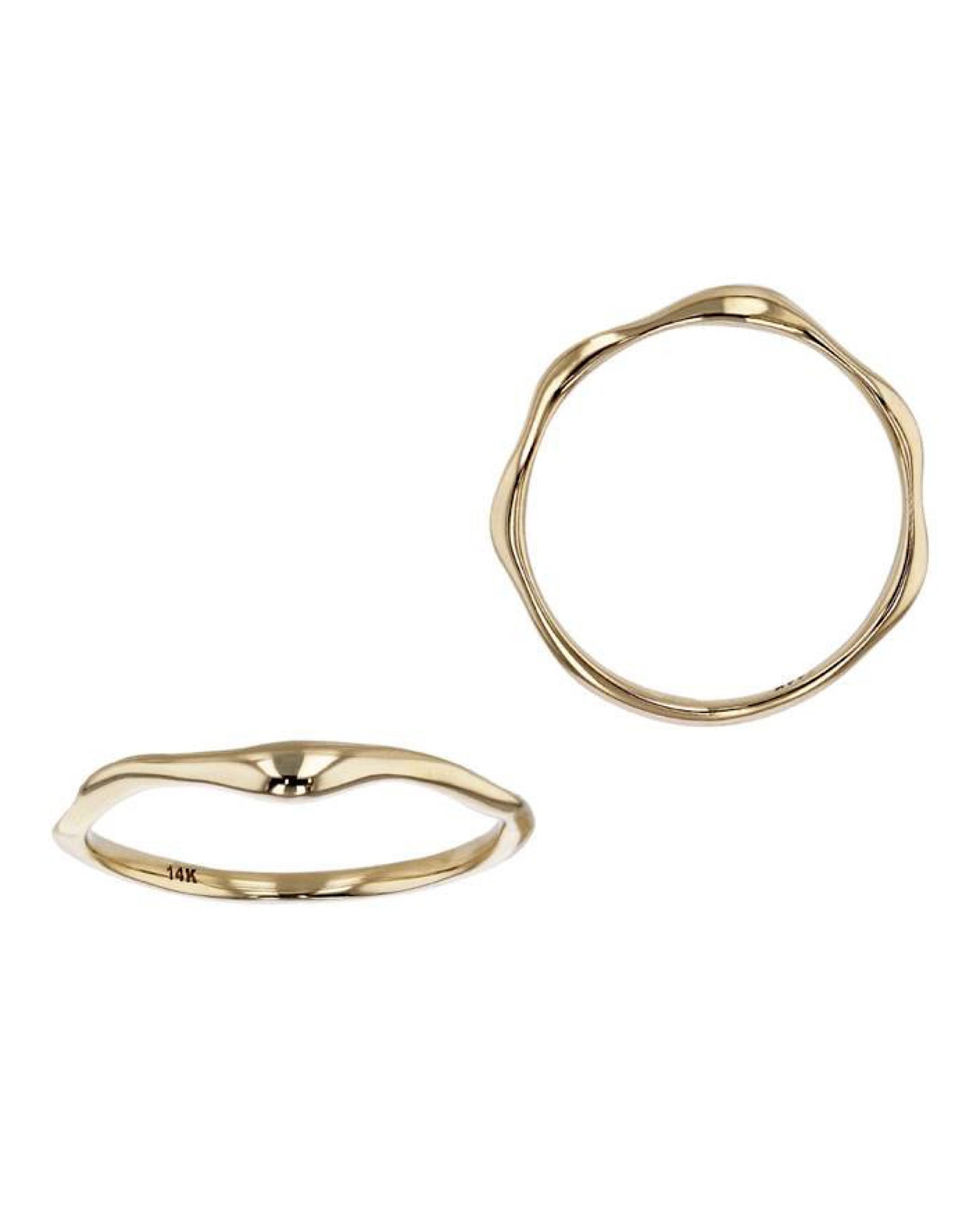 14K Free Flow Ring