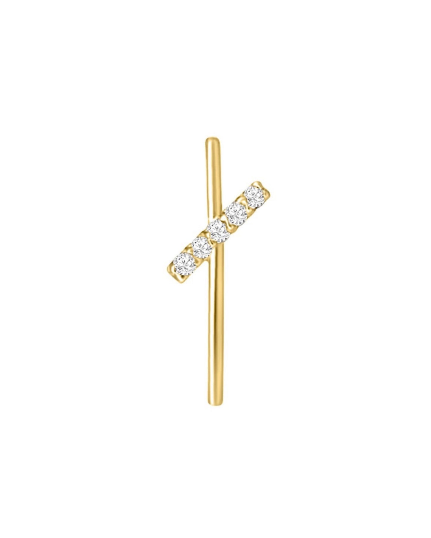 14K Rowan Diamond Stud