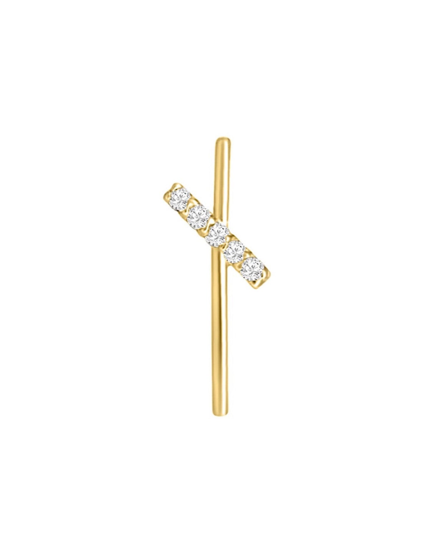 14K Rowan Diamond Stud