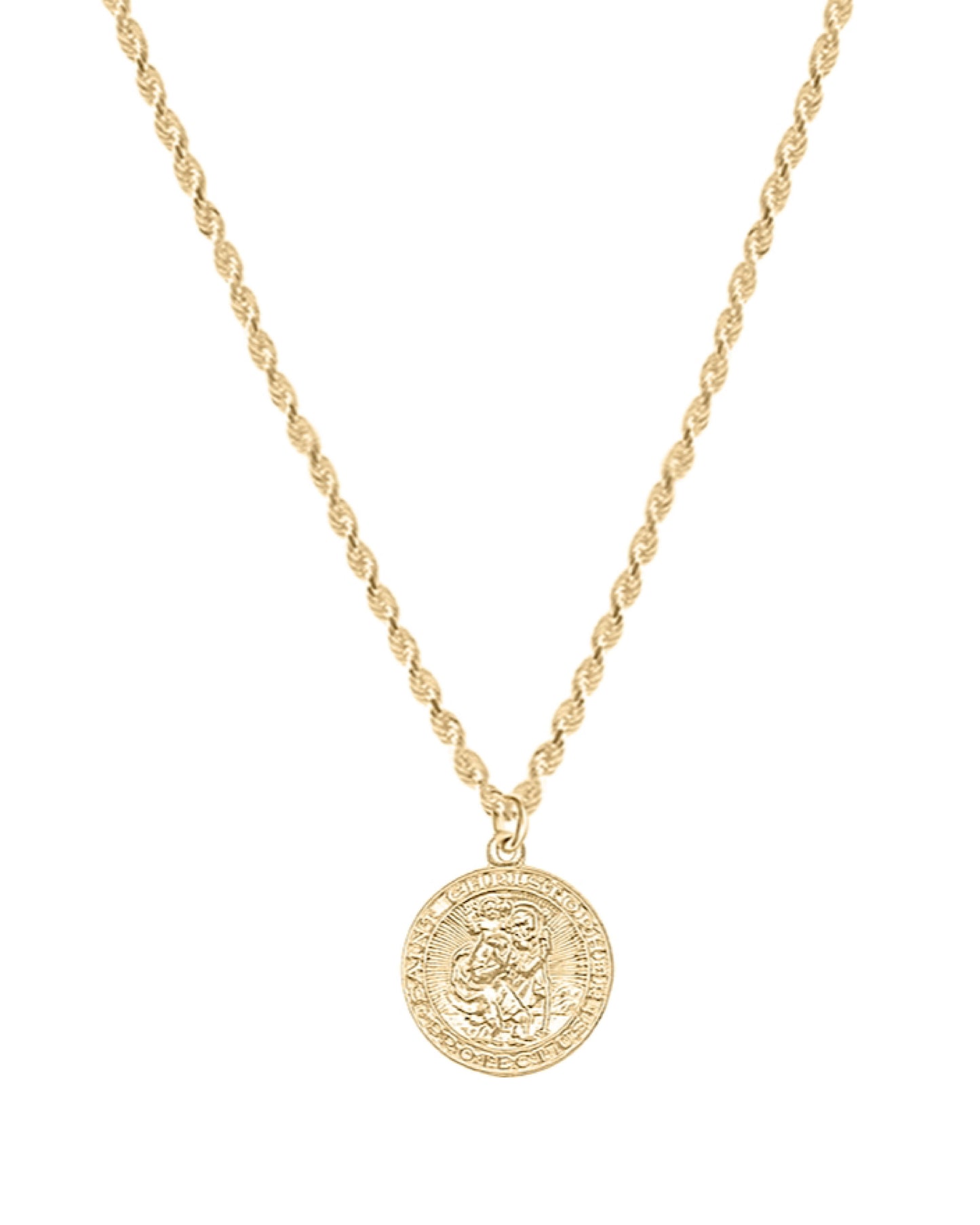 Large Saint Christopher Necklace