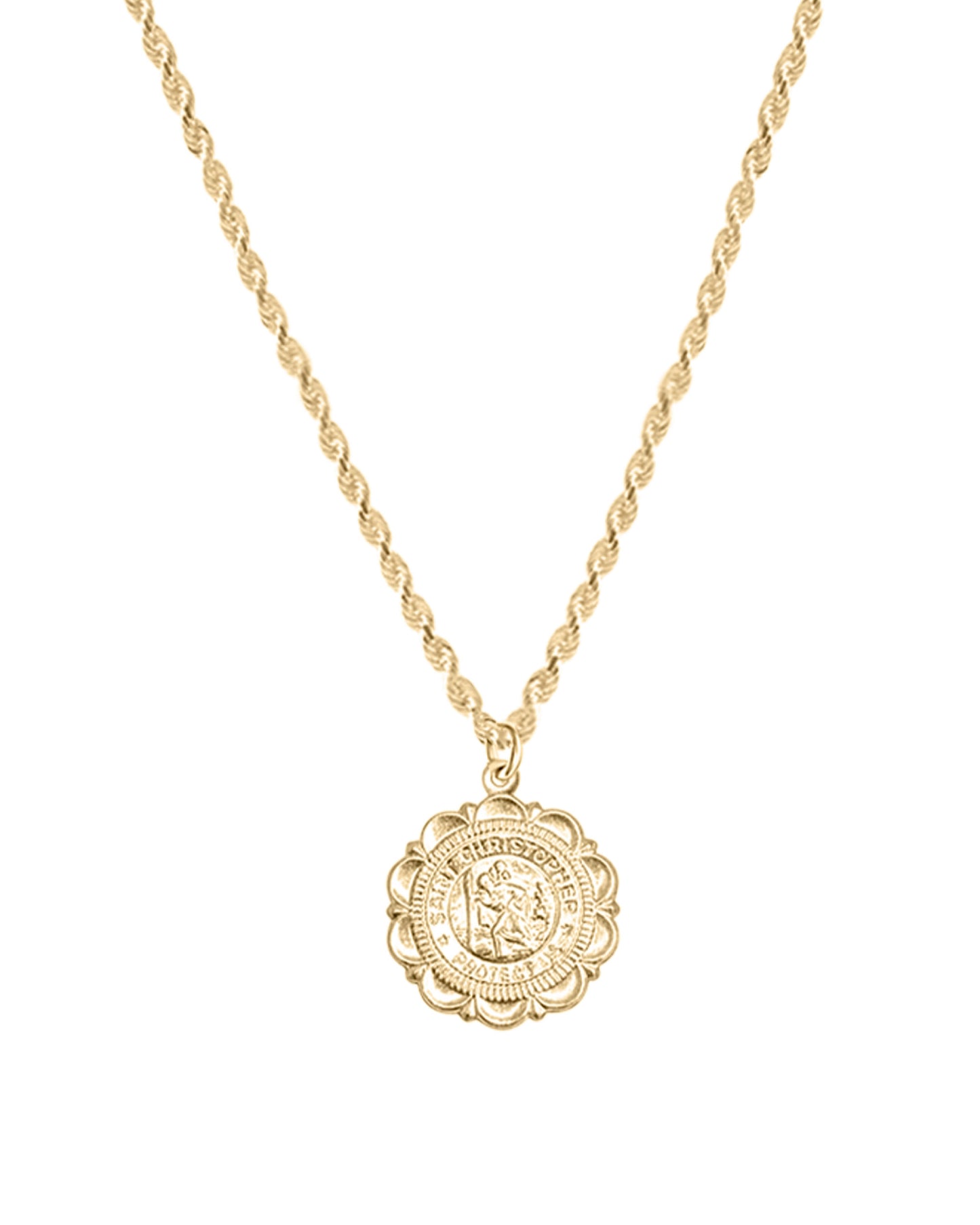 Large Saint Christopher Necklace