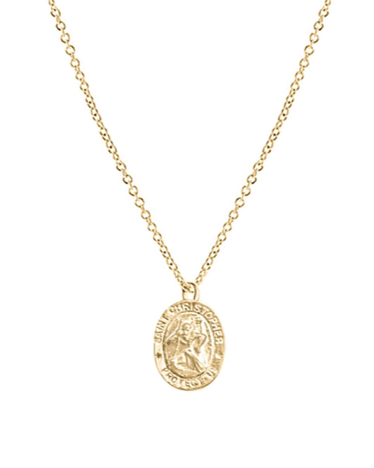 Small Saint Christopher Necklace