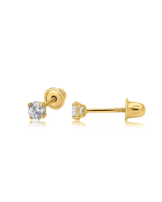 14K Screw Back Studs